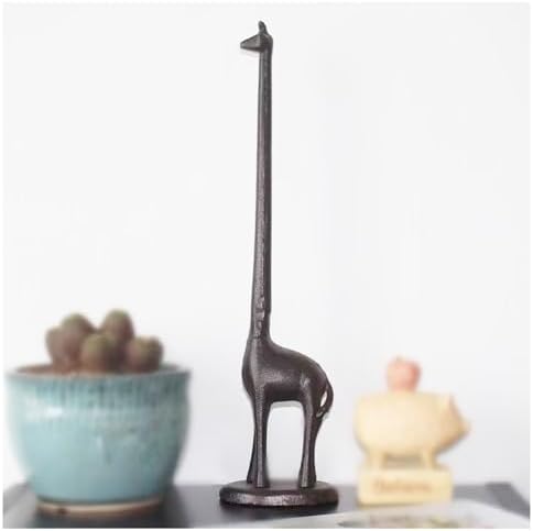 Giraffes Paper Towel Holder Cast Iron Paper Towel Holder Funny Toilet Paper by mozhixue