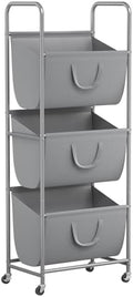 ELYKEN 3-Tier Vertical Rolling Laundry Hamper by ELYKEN