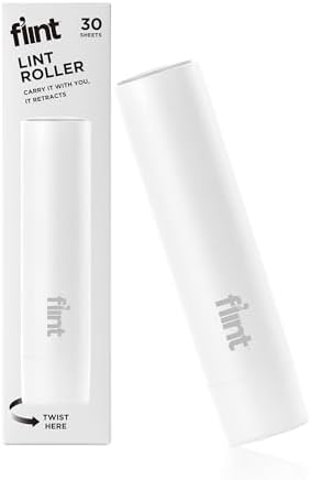 Flint Classic White Retractable Mini Lint Roller by Flint