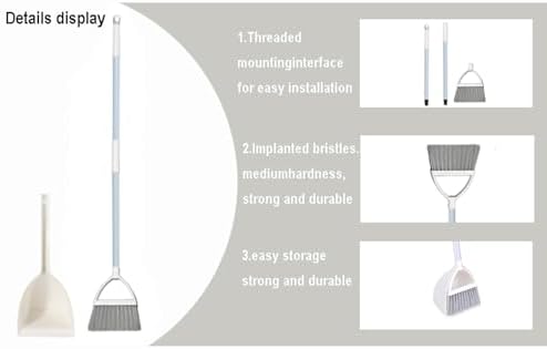 Mini Broom with Dustpan for Kids, Little Housekeeping Helper Set - Image 4