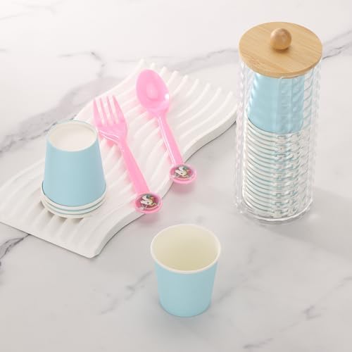 Tecbeauty Cotton Pads Holder Bathroom Storage Makeup Removers Pads Organizer - Image 6