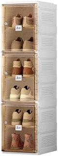 ANTBOX Shoe Organizer Storage Box, Portable Folding Shoe Rack by ANTBOX