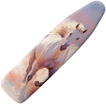 Horse Ironing Board Cover 15x54 Inch Ironing Board Tabletop Polyester Fabric by KUIFORTI