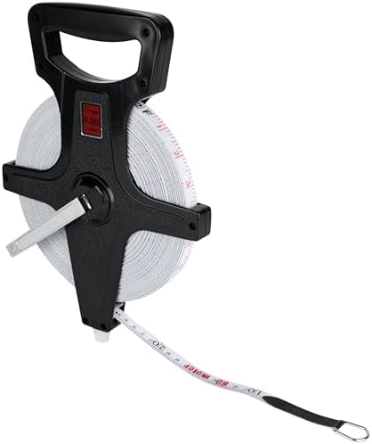 Champion Sports Open Reel Measuring Tapes – Durable Hand Crank - Image 2