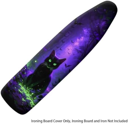 Black Cat Ironing Board Cover and Pad Elastic Edge - Image 6