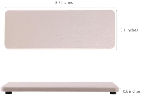 NiuYichee 2Pcs Stone Soap Trays Water Absorbing Diatomite Coaster - Image 4