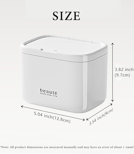 Automatic Pop-Up Cotton Swab Storage Organizer Box - Image 3