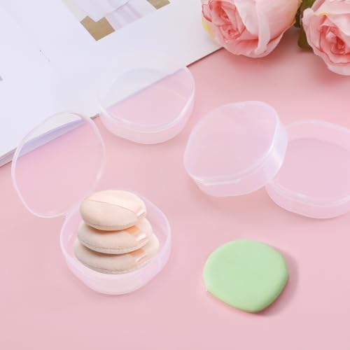 4Pcs Travel Cotton Round Holder, Cotton Pad Container - Image 5