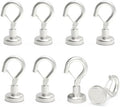 Ant Mag Magnetic Hooks Heavy Duty 30LBS Strong Magnet Snap Hooks 8 Pack by AntMag