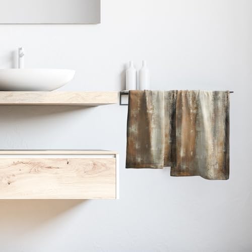 Burnt Brown and Grey Hand Towels - Image 6