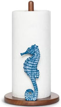 Seahorse Paper Towel Holder Beach House Decor Coastal Kitchen Decorative by BestGiftEver