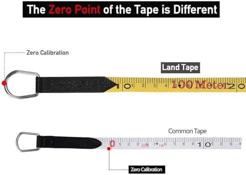 LAND 300FT/91M Heavy Duty Fiberglass Tape Measure - Image 4