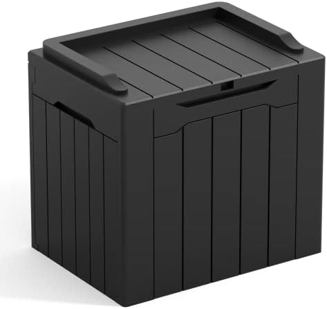 Greesum 31 Gallon Resin Deck Box All Weather Outdoor Storage Boxes by BuynowfromGreesum