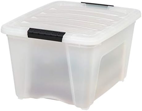 IRIS USA 6-Pack 32 Quart Storage Bins - Image 4