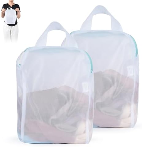 OTraki 2Pcs Small Mesh Laundry Bags 10x12 Inch, Don't Drying by OTraki