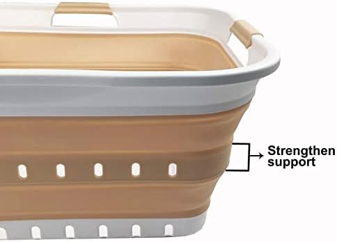 SAMMART 42L Collapsible Plastic Laundry Basket - Image 4