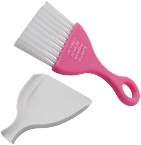 2PCS PP Plastic Small Broom and Dustpan Set Compact Desktop Sweeper - Image 3