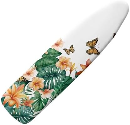 Floral Butterfly Ironing Board Cover Soft Ironing Board Cover, Non Stick Scorch by Hinthetall