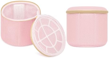 Bra Washing Bag for Delicates, Shape-Retaining, 2 Pack Lingerie Laundry Bag by Unknown