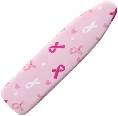 Pink Ribbon Ironing Board Cover by Darisoco