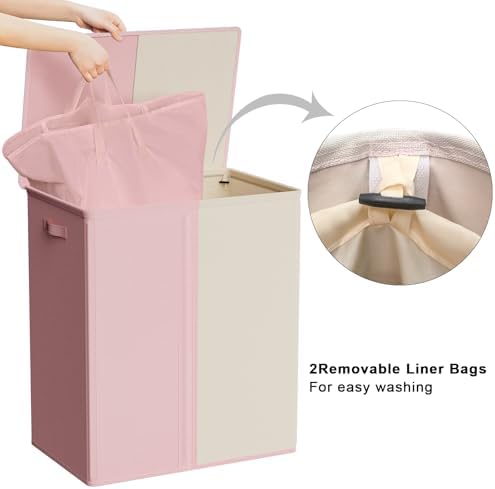 WOWLIVE Double Laundry Hamper - Image 4