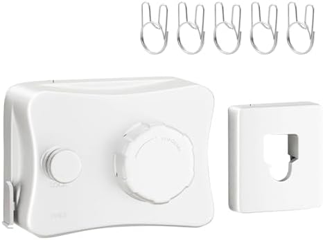 Retractable Clothesline-Heavy Duty Stainless Steel 16.7 Ft Adjustable Space by Unknown
