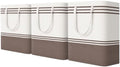 TranquilRelax 3-Pack Laundry Basket, Laundry Hamper, Khaki-125L by Unknown