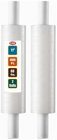 Simply Cool 2 Pack Stretch Wrap 11 Inch 1000 Ft 60 Gauge by SimplyCool