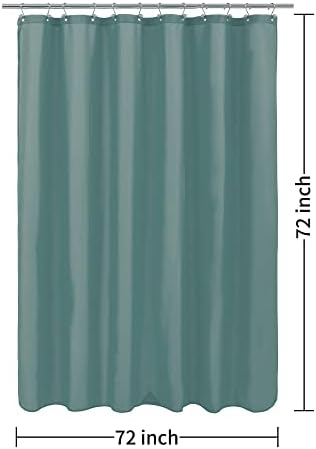 ALYVIA SPRING Waterproof Fabric Shower Curtain or Liner Sea Teal - Image 7