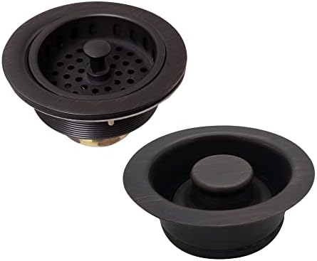 Westbrass A2165-12A 4-1/4" OD Post Style Large Kitchen Basket Strainer by Westbrass