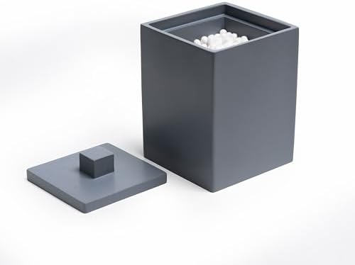 Cotton Swab Holder, Bathroom Resin Q Tips Holder - Image 6