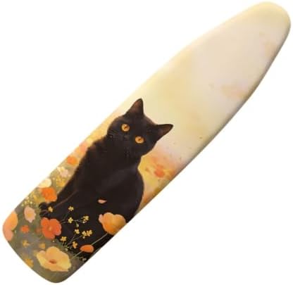Black Cat Ironing Board Cover and Pad Cover by Oamsistay