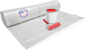 IDL Packaging Clear 4 mil Construction Plastic Sheeting, Slide&Slip by IDLPackaging