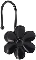 3D Floral Shower Curtain Hooks, Living Room Fun Home Decor by GNUEYART