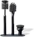 Curio Home Goods Ionic Brush Set, Onyx/Black by Unknown