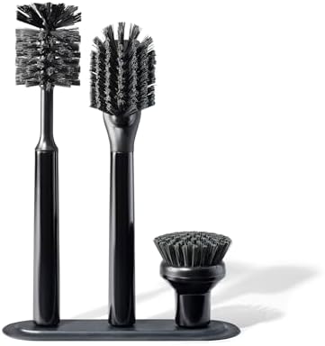 Curio Home Goods Ionic Brush Set, Onyx/Black by Unknown