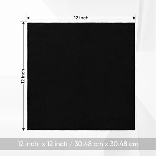 HOMEXCEL Black Washcloths 12 Pack, Highly Absorbent and Soft Microfiber Face - Image 5