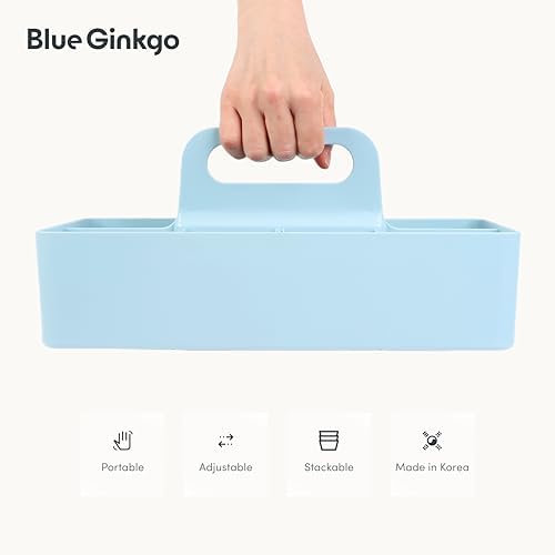 BLUE GINKGO Stackable Organizer Caddy, Made in Korea - Image 5