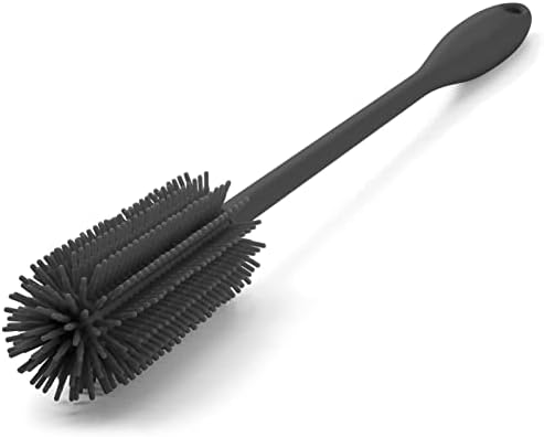 Silicone Bottle Brush, Long Handle Bottle Cleaner Brush - Image 3