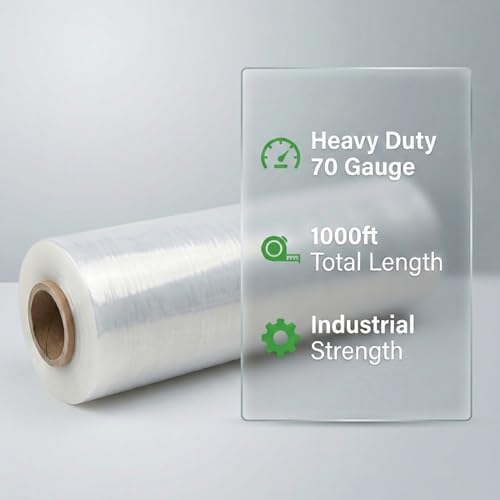 Stretch Film Wrap for Moving, 1 Pack 15 Inch x 1000ft 70 Gauge Clear - Image 3