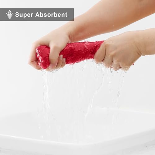 Homaxy 12 Pack Super Soft Absorbent Dish Towels - Image 3