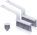 Lumkew Grout Cleaner Brush V Shape, Stiff Grout Cleaning Brushes by Lumkew