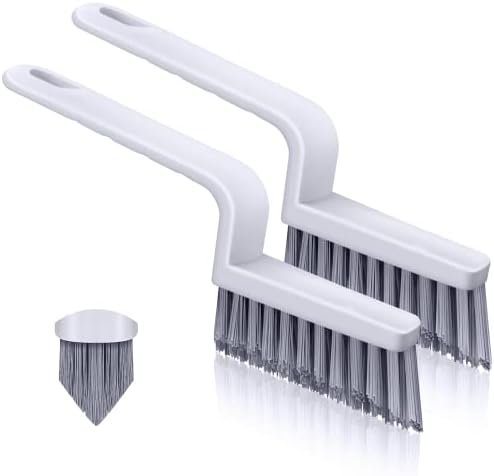 Lumkew Grout Cleaner Brush V Shape, Stiff Grout Cleaning Brushes by Lumkew