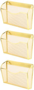EASEPRES 3 Single Pocket Mesh Hanging File Organizer, Vertical Wall Mounted by EASEPRES