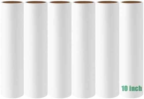 Large Lint Roller Refills 10 inch Wide Ultra Sticky Mega Roller Refills by MINGRACE