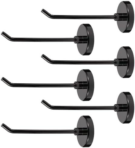 6pcs Magnetic Hooks, 3.0lb 4.2 Inch Long Heavy Duty Magnet Hooks by Bonsture