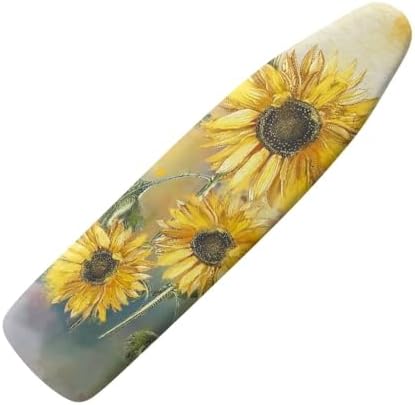 Sunflower Ironing Board Cover and Pad Extra Thick Heavy Duty Padded 3 Layers by Hinthetall