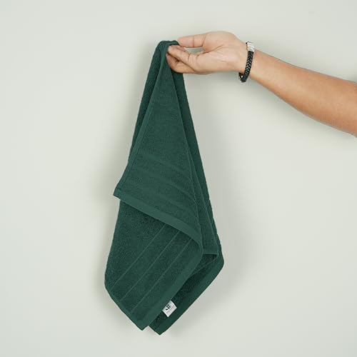 Tens Towels 6 Piece Hand Towels Set 16 x 28 Inches, Hunter Green - Image 7