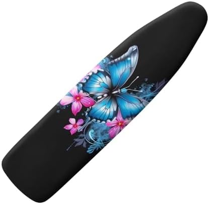 Flower Butterfly Ironing Board Cover and Pad 15 x 54 Thick Iron Board by Tongluoye