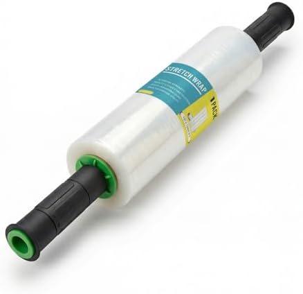 Stretch Film Wrap for Moving, 1 Pack 15 Inch x 1000ft 70 Gauge Clear by Unknown